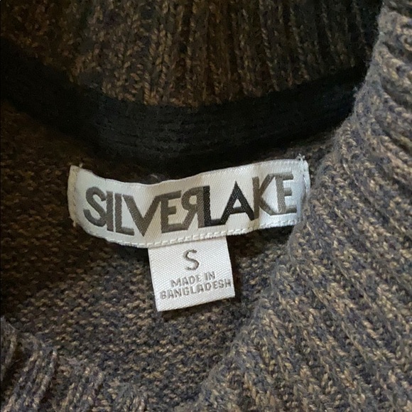 Brown high neck sweater - Picture 4 of 4